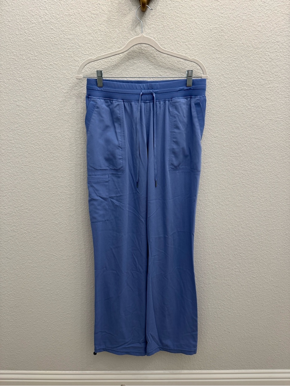 WonderWink Straight-Leg Drawstring Pants in Ceil Blue